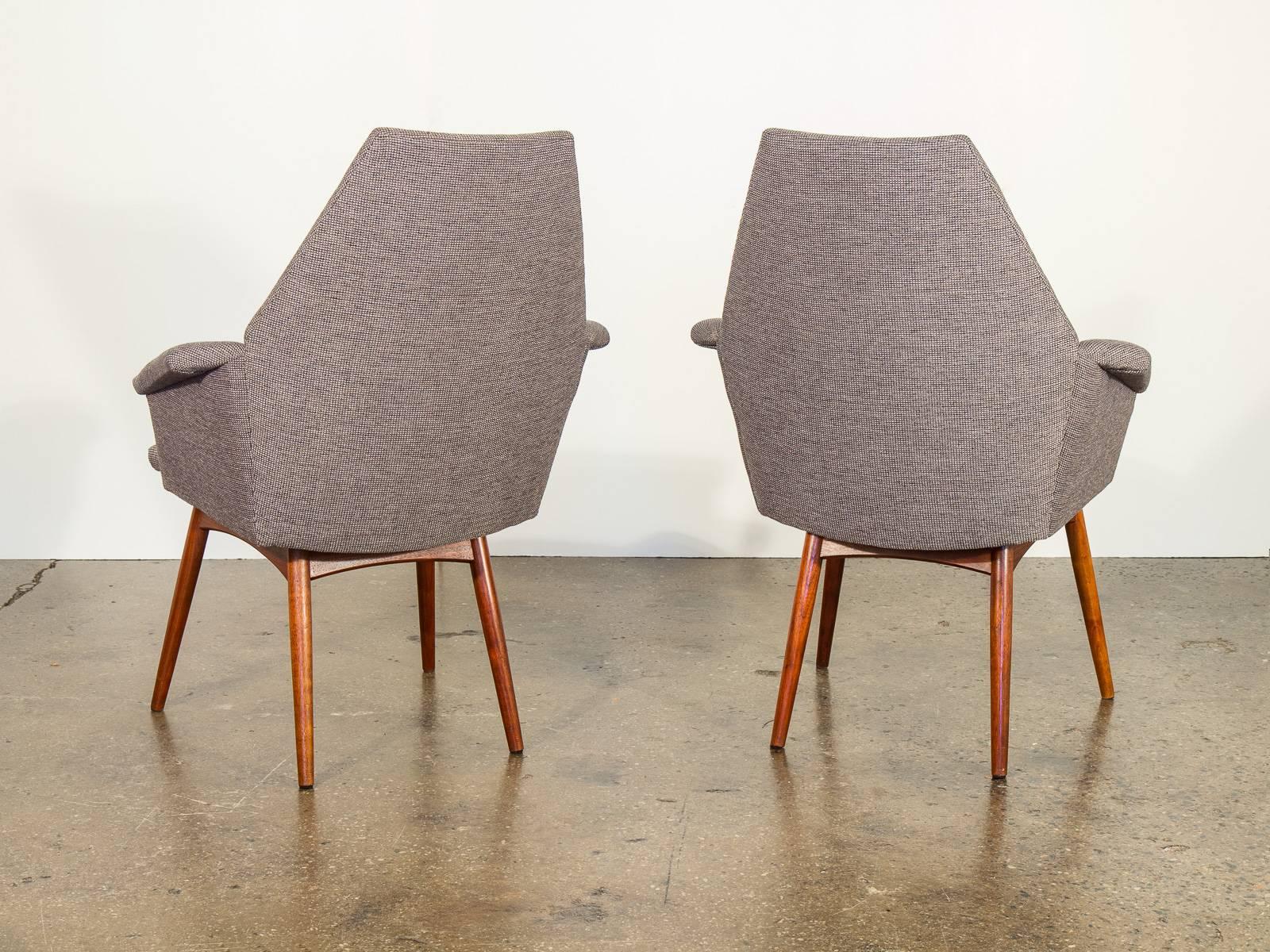 American Pair of Adrian Pearsall Armchairs