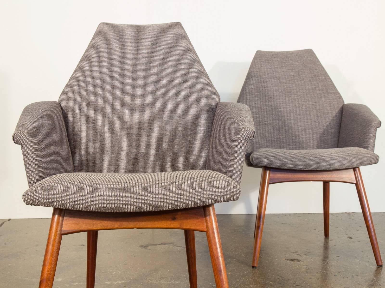 Mid-20th Century Pair of Adrian Pearsall Armchairs