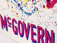 Signiertes Sam Francis McGovern '72 Poster