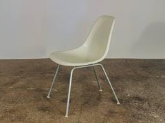 Eames for Herman Miller White Fiberglass Shell Chairs