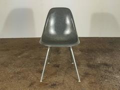 Eames for Herman Miller Elephant Gray Fiberglass Shell Chairs