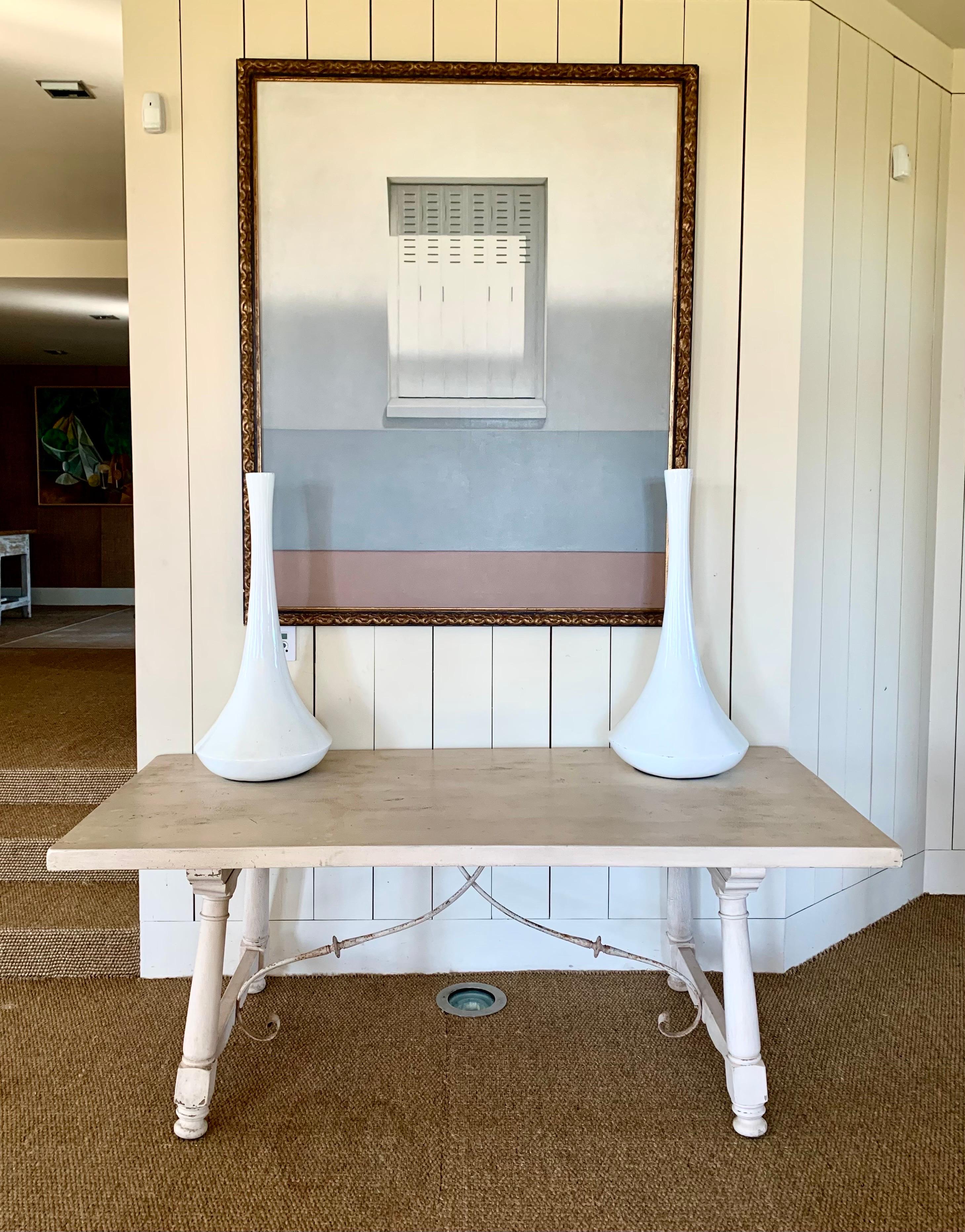 18th Century Large Bleached Walnut Spanish Dining Table For Sale 11