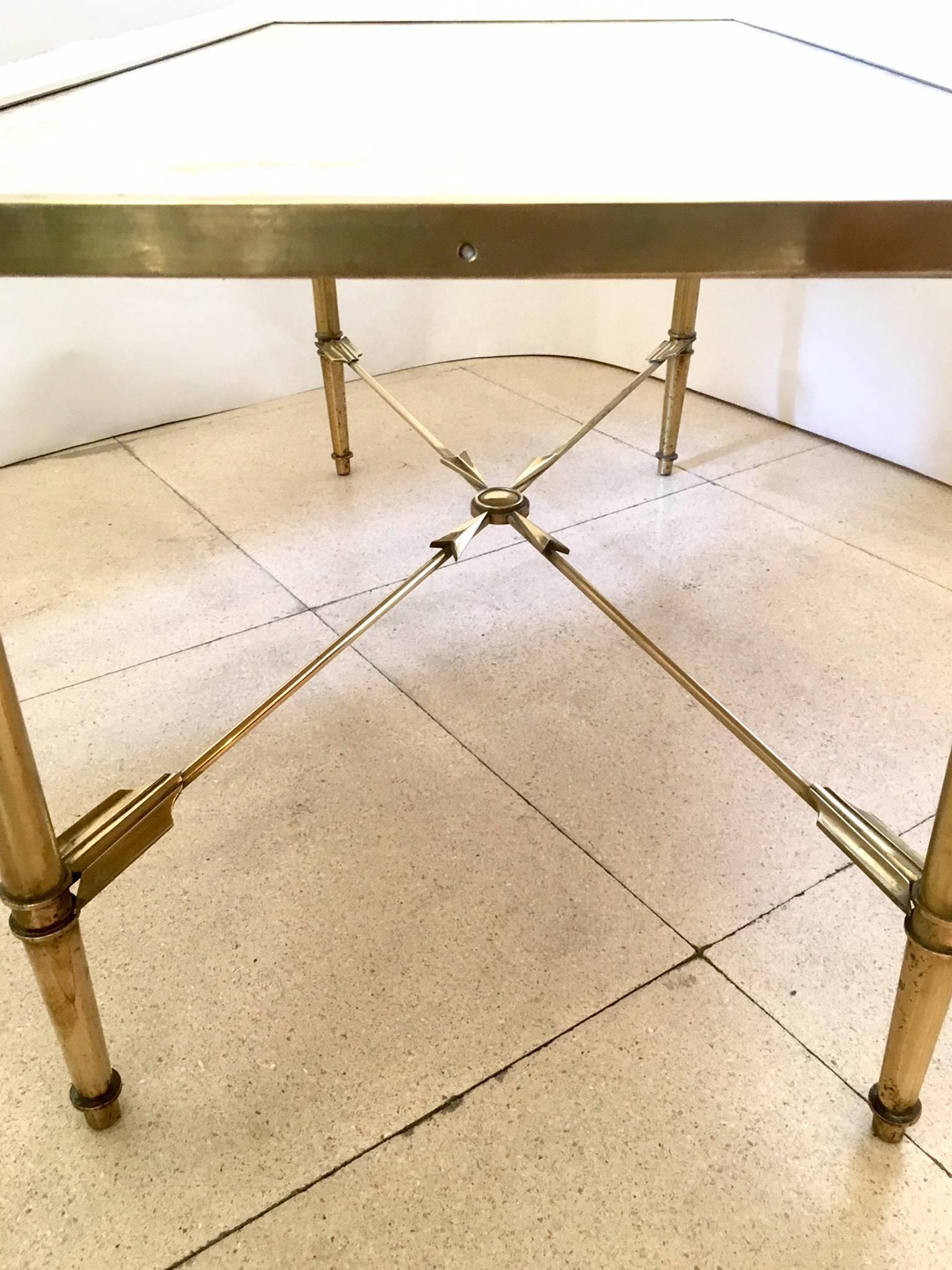 Mid-Century Modern Maison Jansen Style Coffee Table