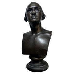 American Bronze-Clad Bust of George Washington, After Houdon, circa 1900