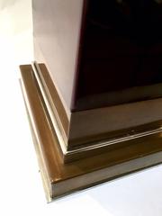 1970 French Lacquered Table Lamp by J.C.Mahey