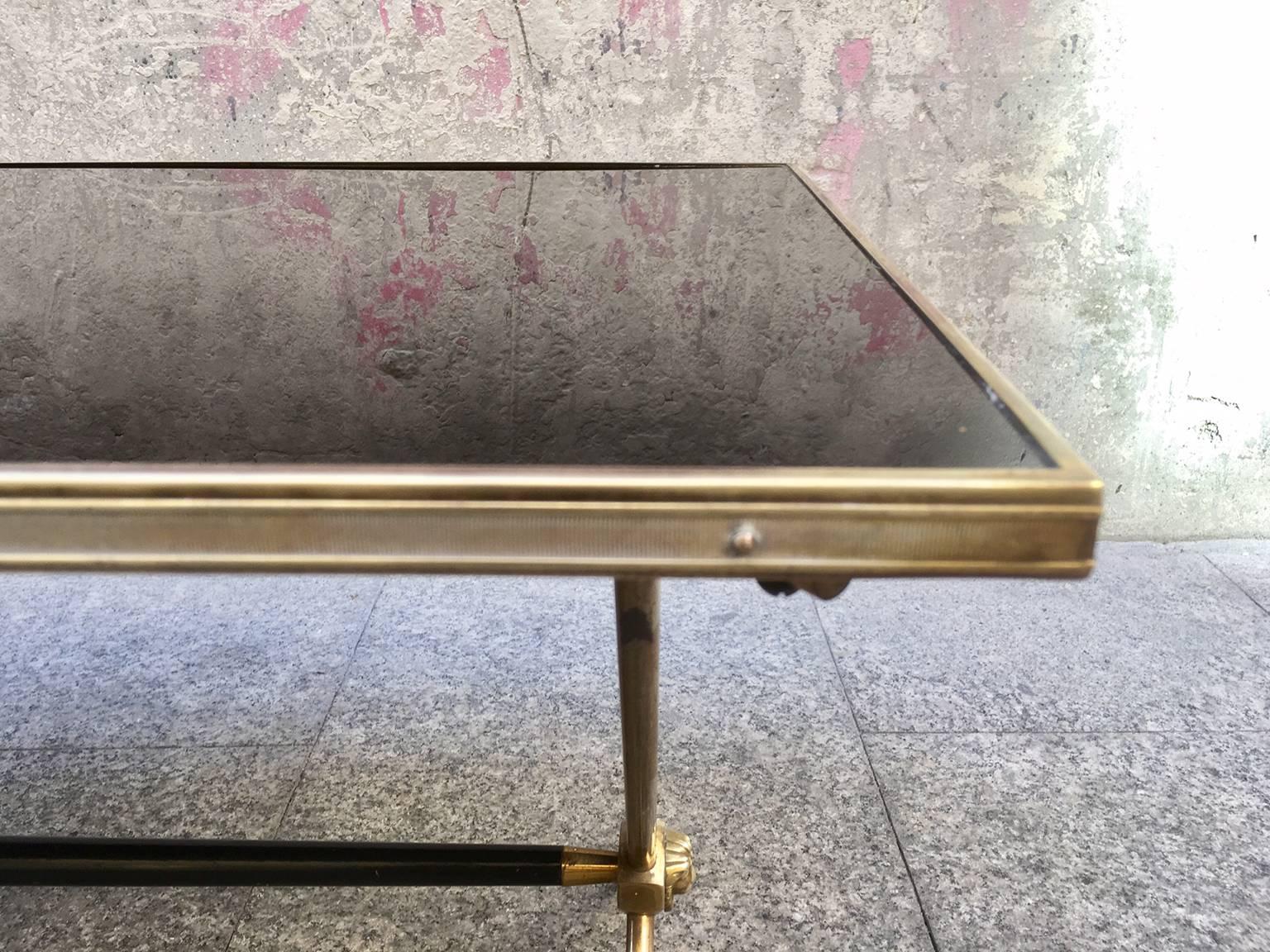 Brass French 1940 Coffe Table Jansen Style