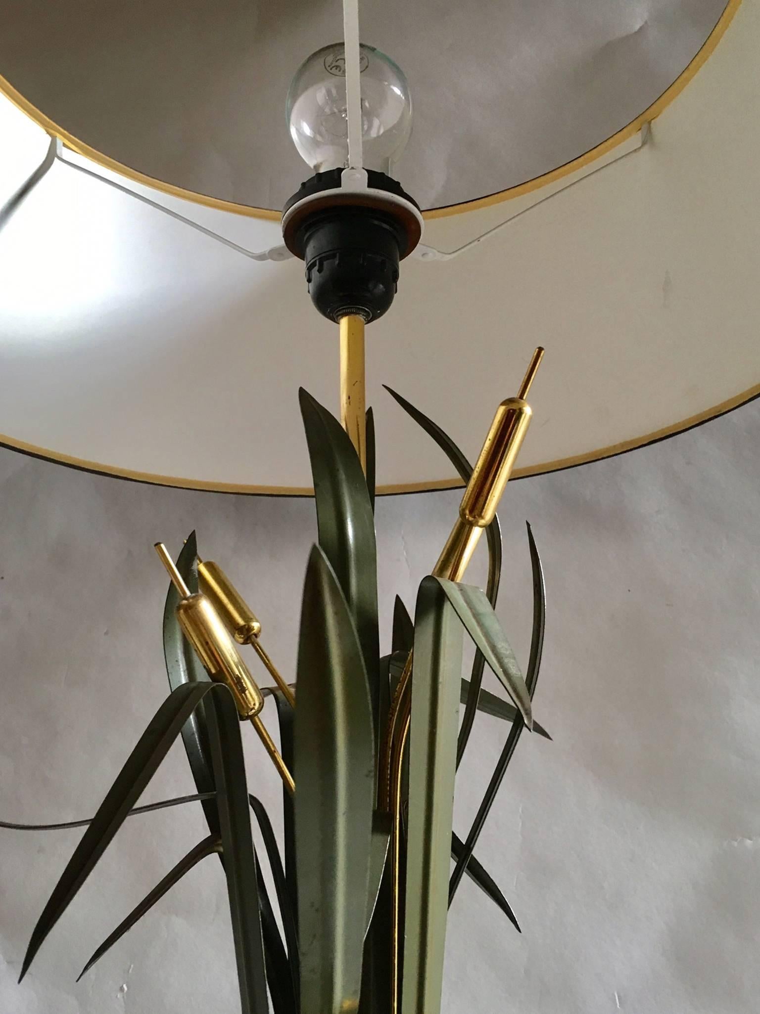 Mid-Century Modern Pair of Lamps in Maison Jansen Style