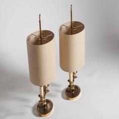 20th Century Pair Bouillotte Lamps