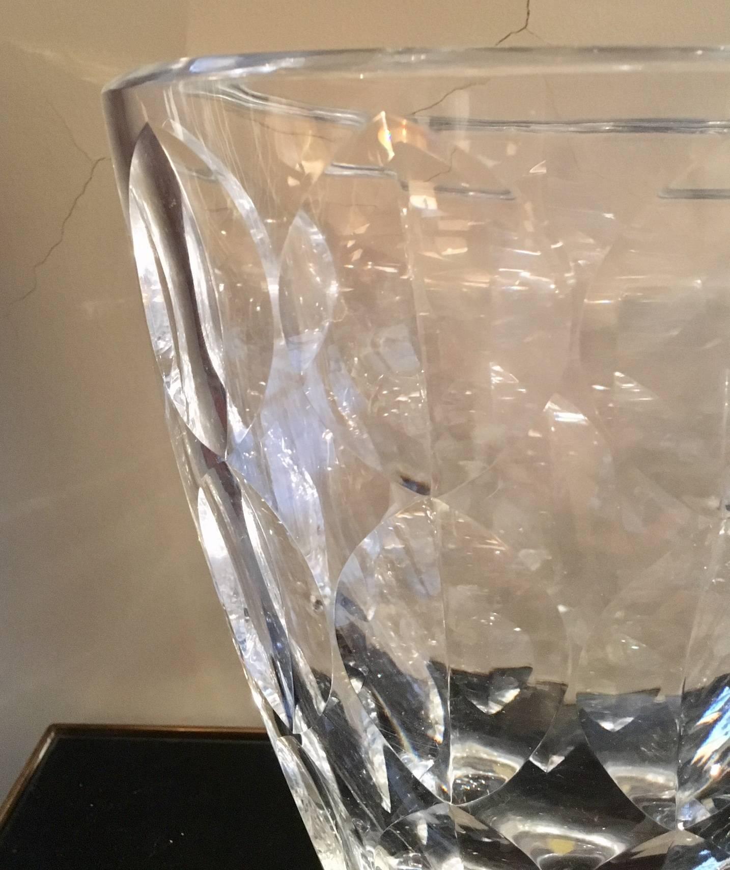 Swedish Glass Vase by Ingeborg Lundin for Orrefors