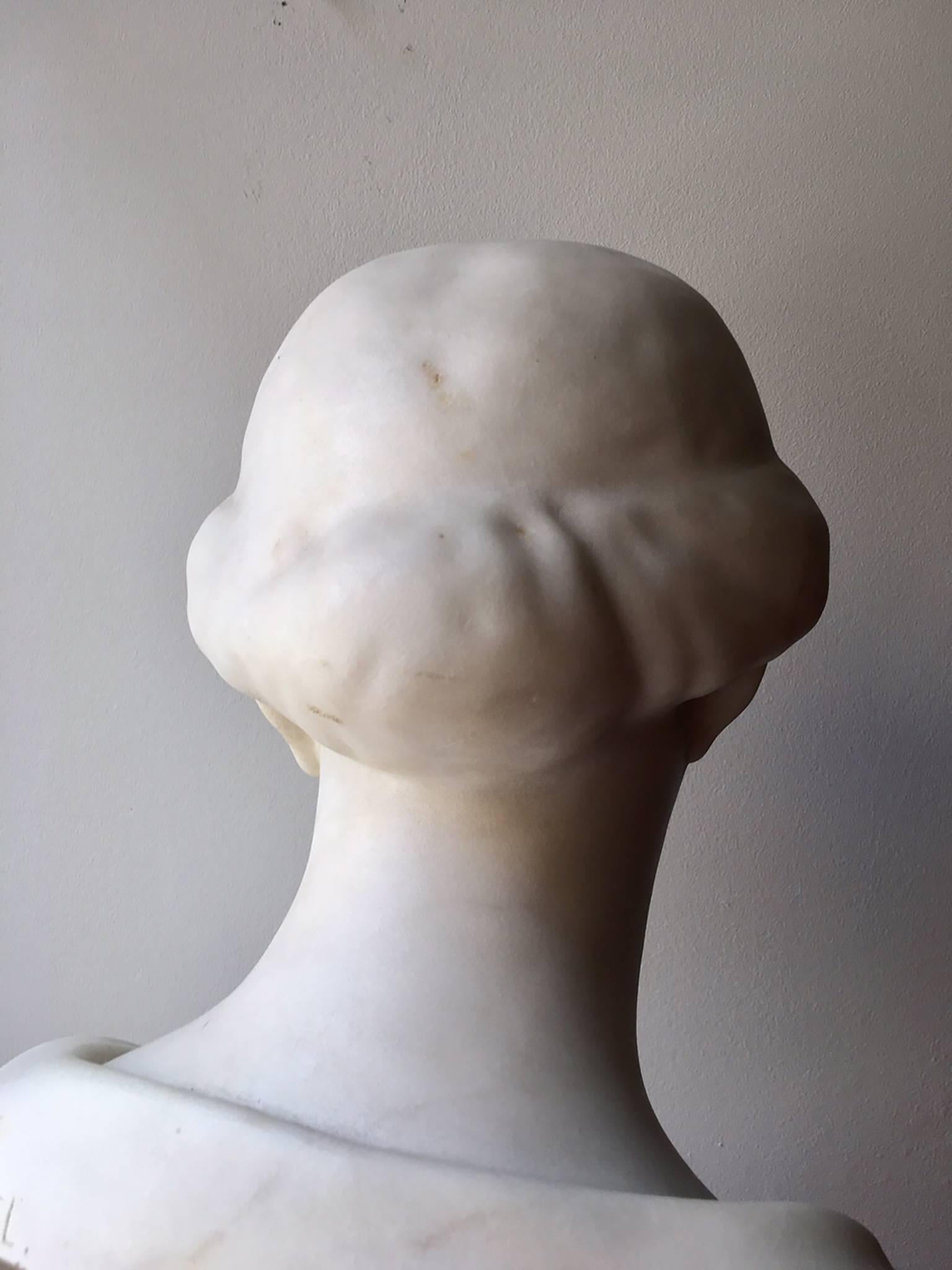 Late 19th Century Marble Bust 2