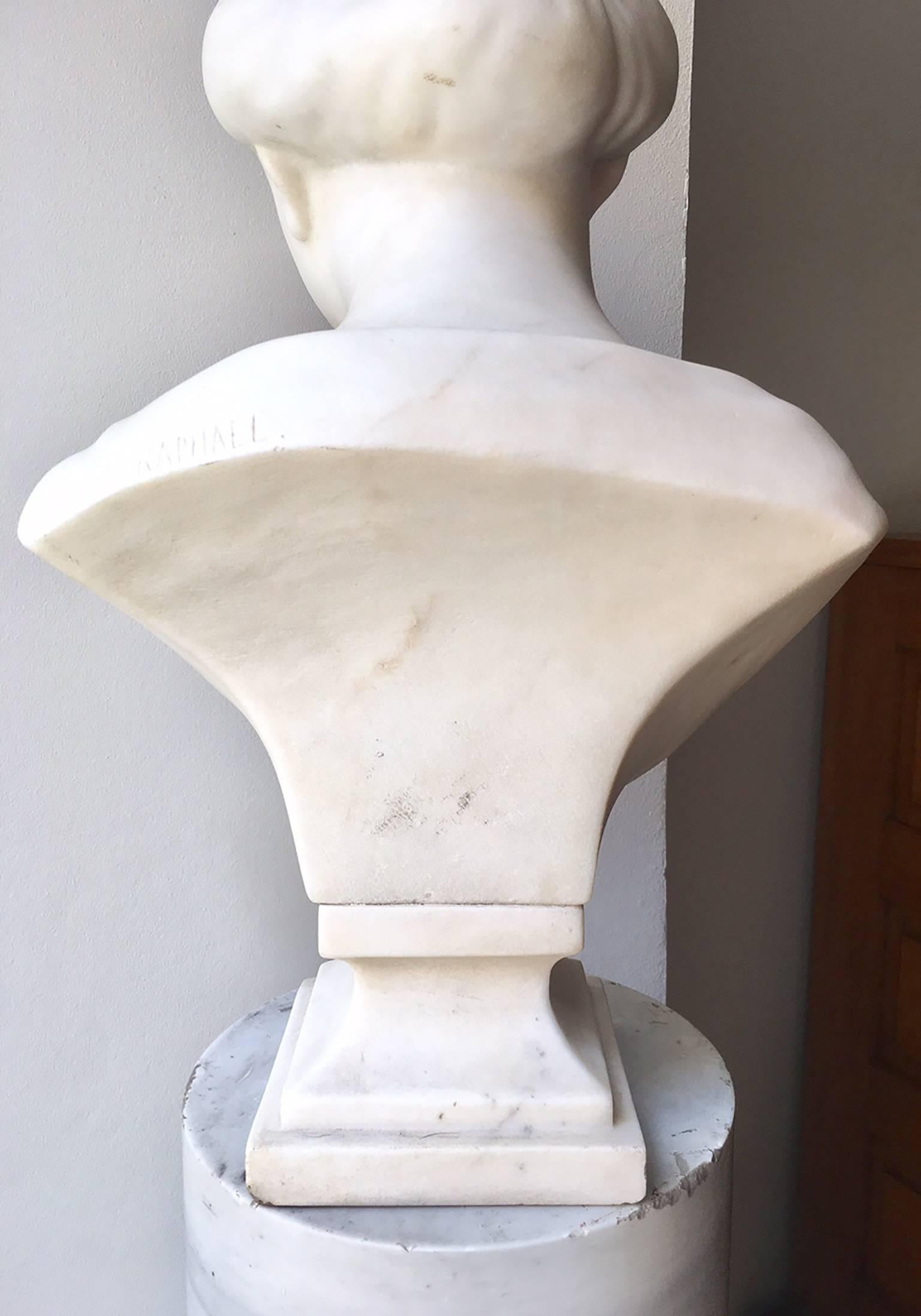 Late 19th Century Marble Bust 4