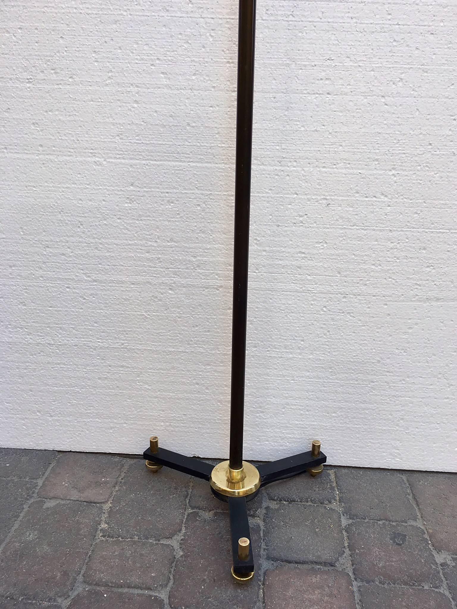 Lacquered Pair of Mid-Century Spanish Floor Lamps