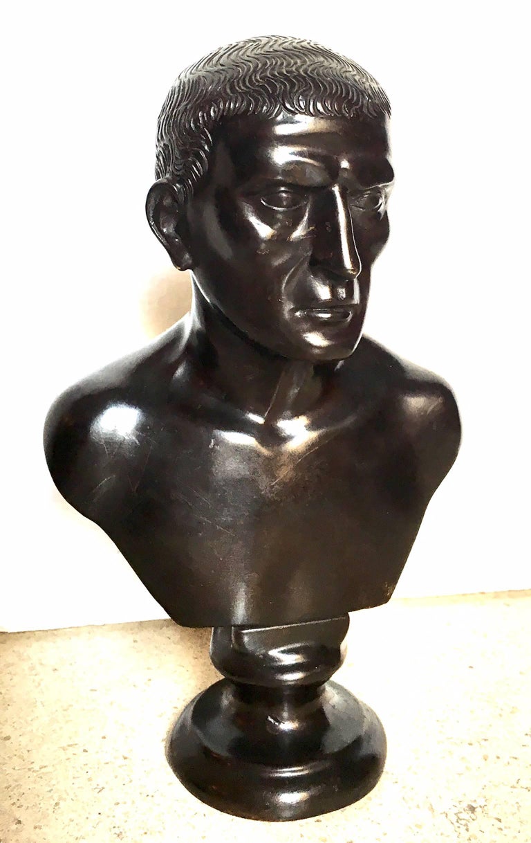 19th Century Italian Bronze Bust For Sale at 1stdibs