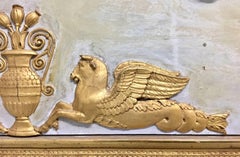 French Empire Period Trumeau Mirror