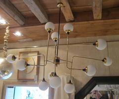 Stilnovo Ceiling Lamp, Italy, 1960
