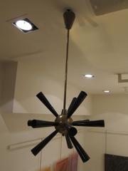"Sputnik" Ceiling Lamp by Stilnovo, Italy 1950