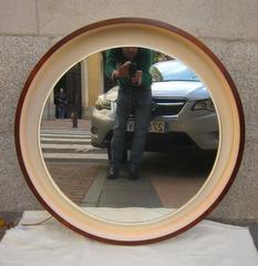 Rosewood and Lacquer with Light Mirror, Scandinavia, 1970