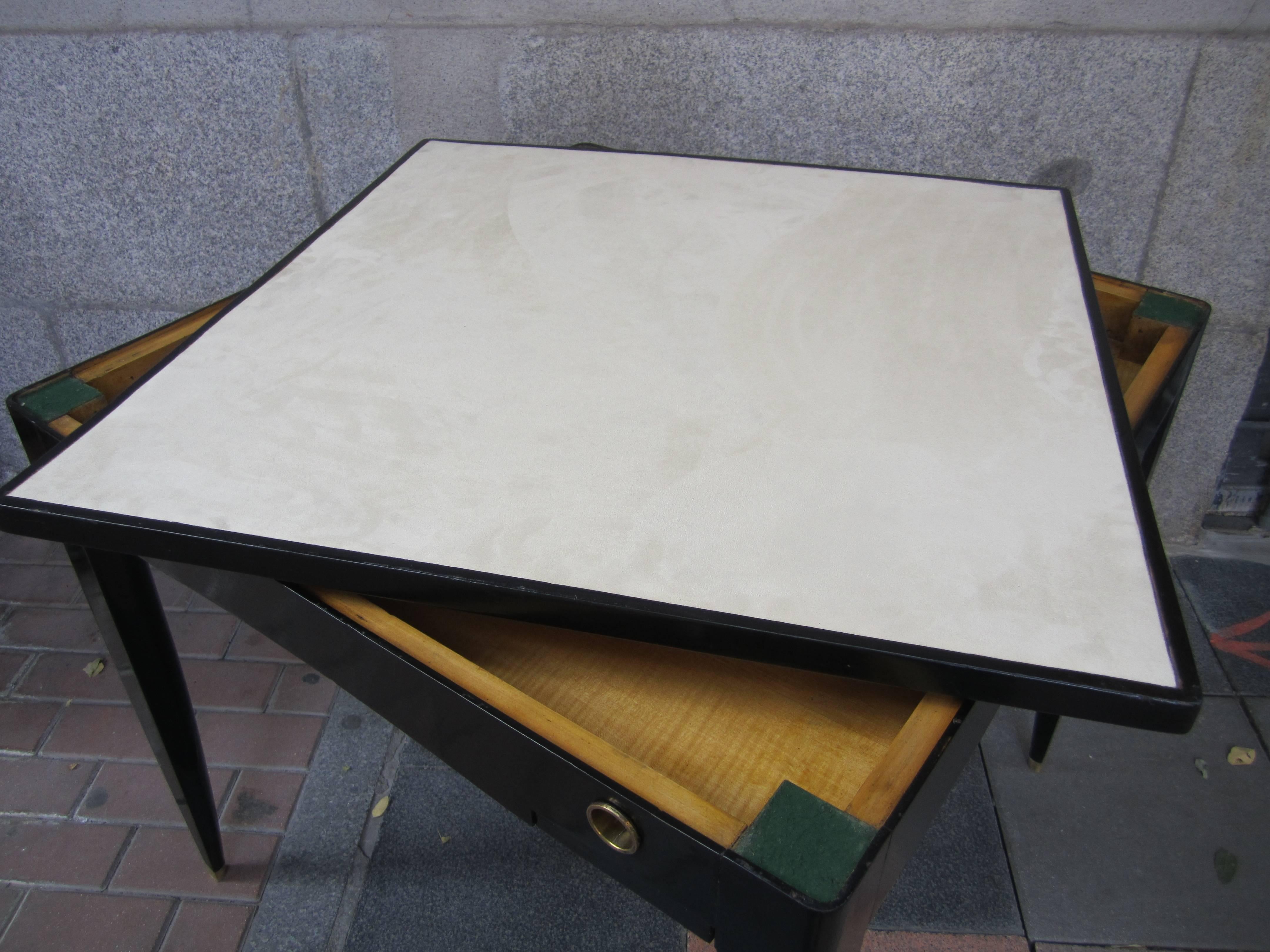 Card Table in the style of Gio Ponti, Italy 1950. 6