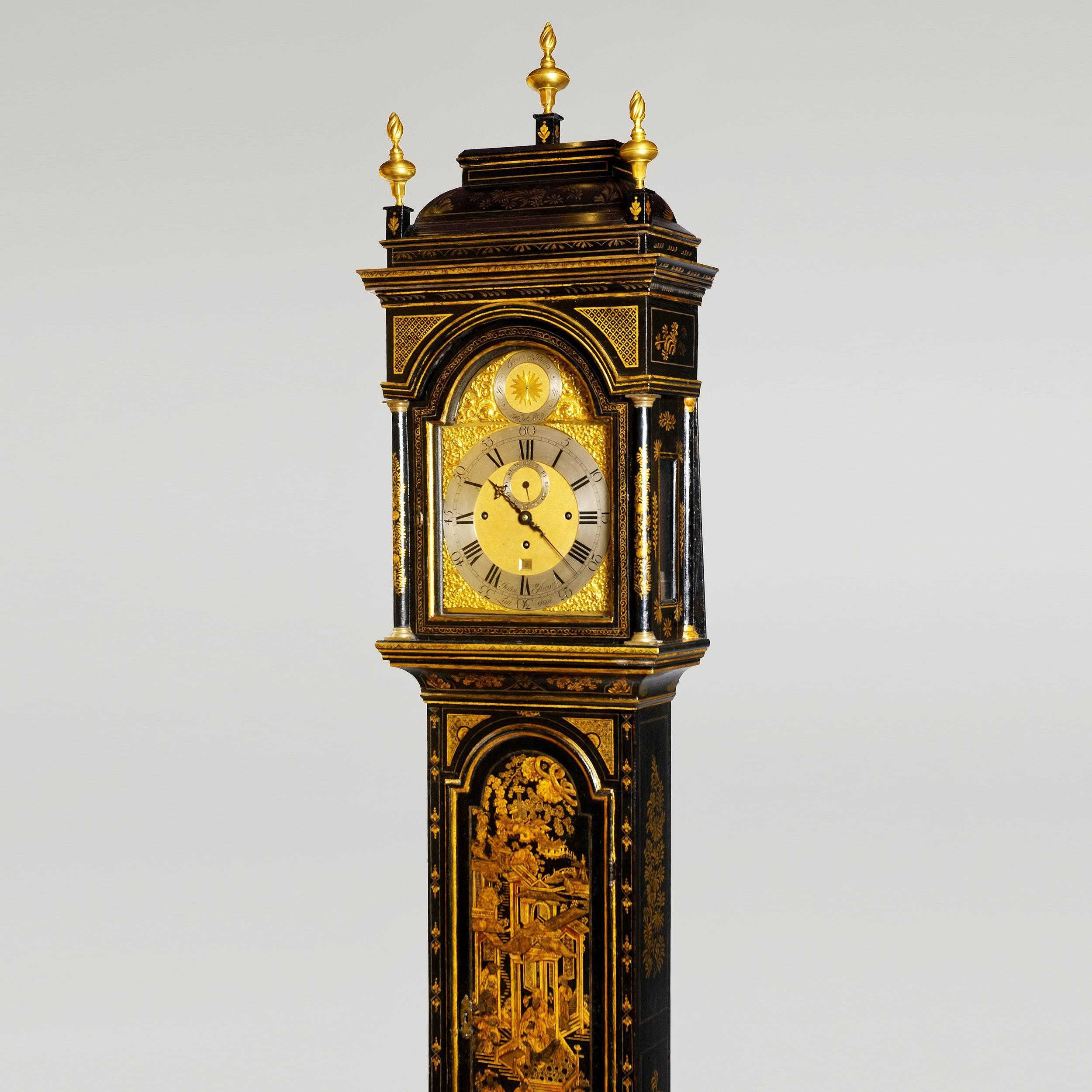 18th century lacquer clocks