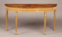 Paire de tables consoles à la manière des frères Adam par James Hicks