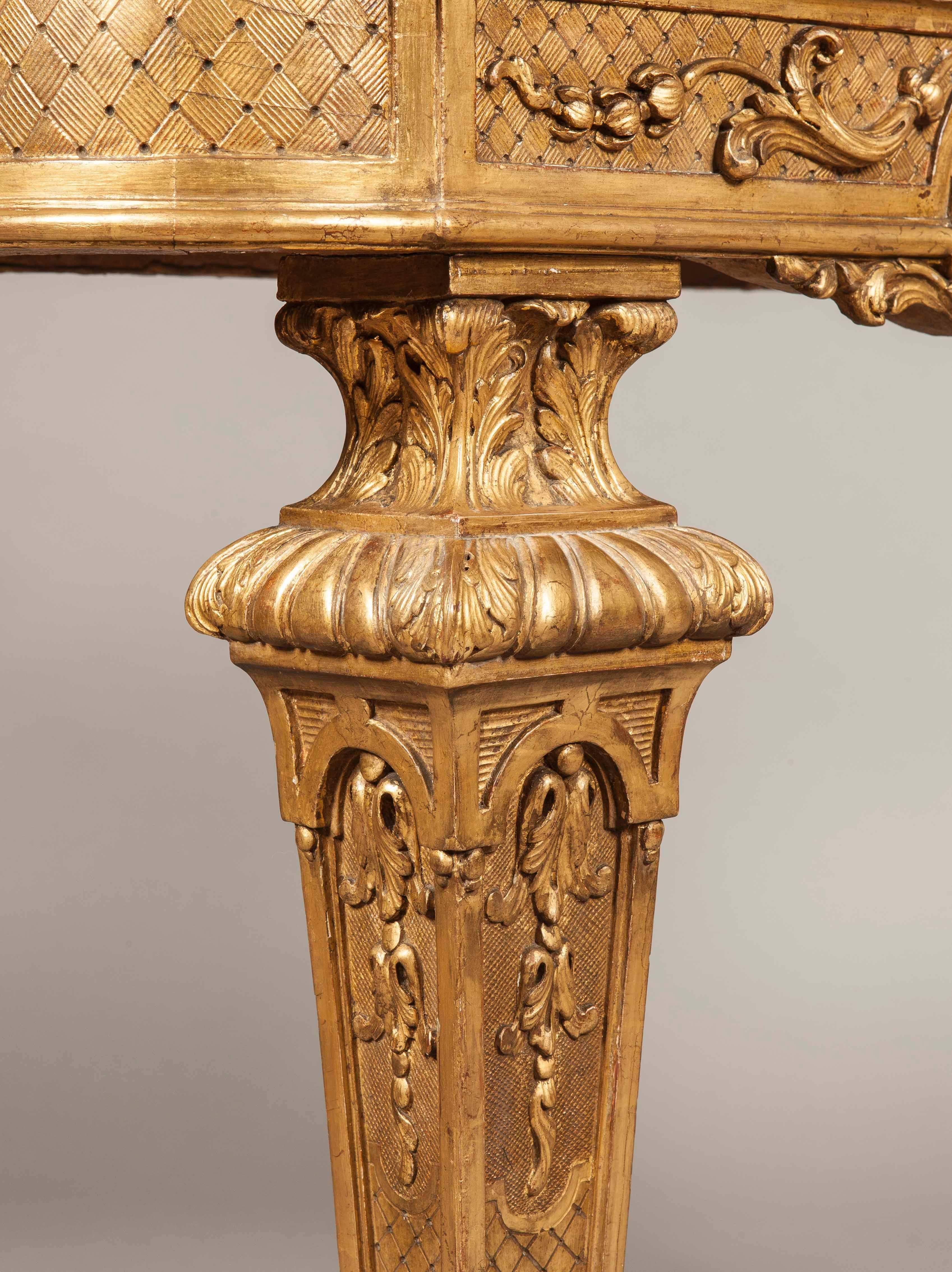 A Pair of Antique French Console Tables in the Régence Manner In Excellent Condition In London, GB