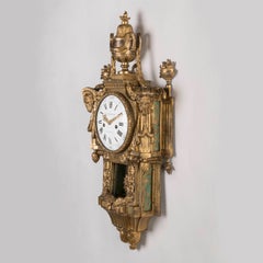 Late 18th Century French Ormolu Cartel Clock by Baltazar