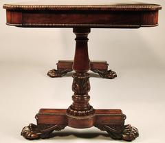 Antique End Support Table Attributed to Gillows of Lancaster