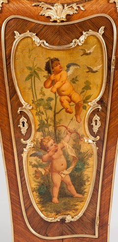 Pair of French 19th Century Gilt Painted Wooden Pedestals