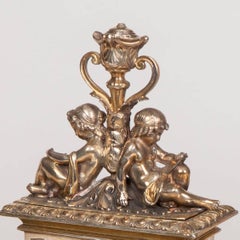 English Silver Inkstand Presented to a Chilean Politician by Elkington