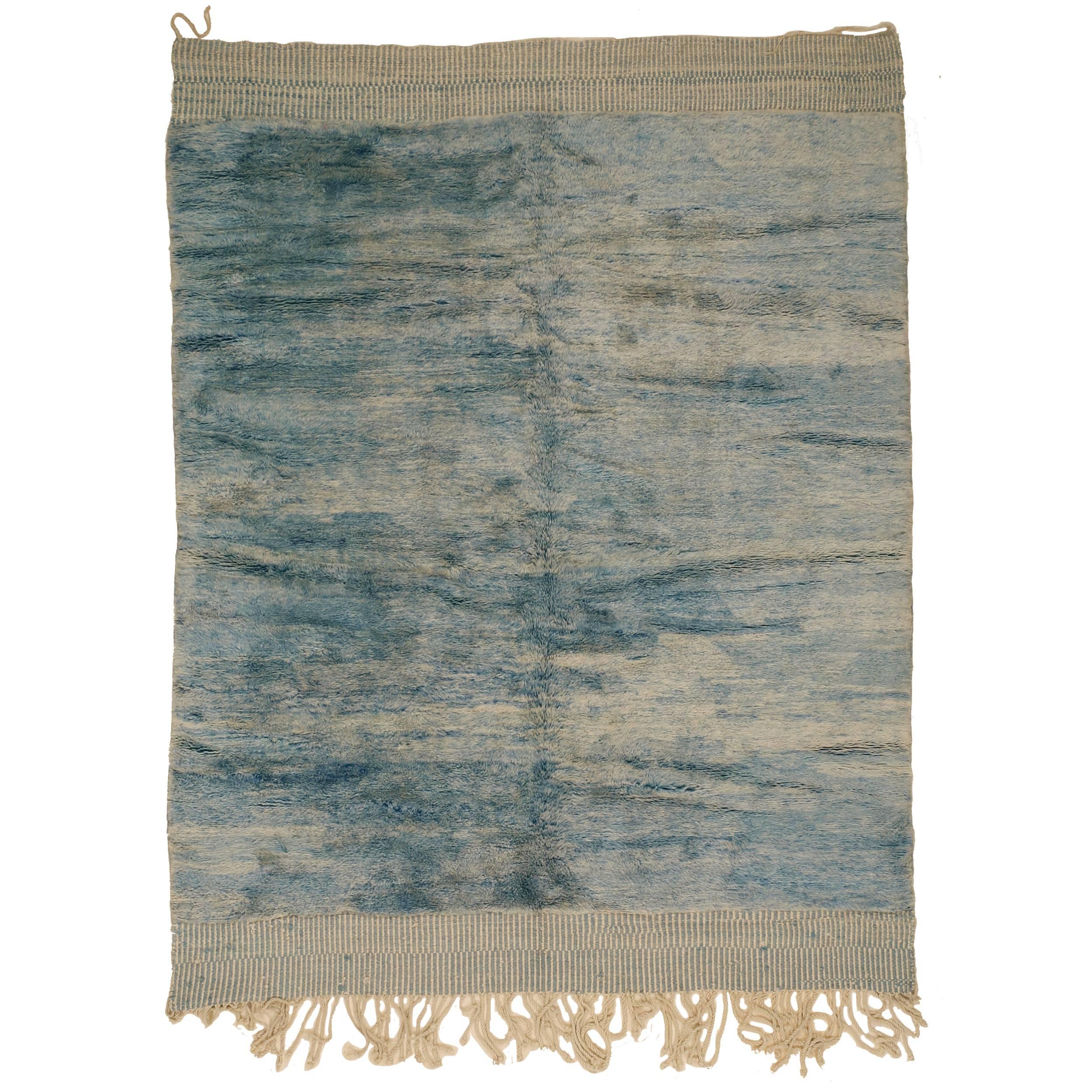 Sky Blue Berber Carpet