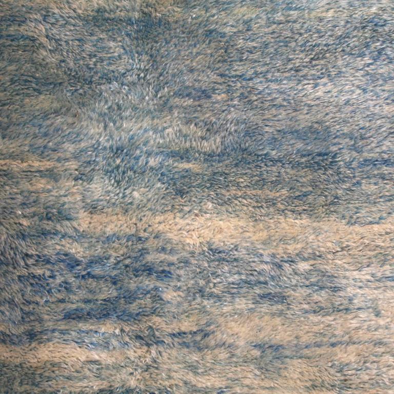 Sky Blue Berber Carpet at 1stDibs