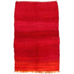 Vintage Oulmes Berber Carpet 5