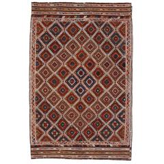 Antique Cappadocian Zili Flat-Weave Rug