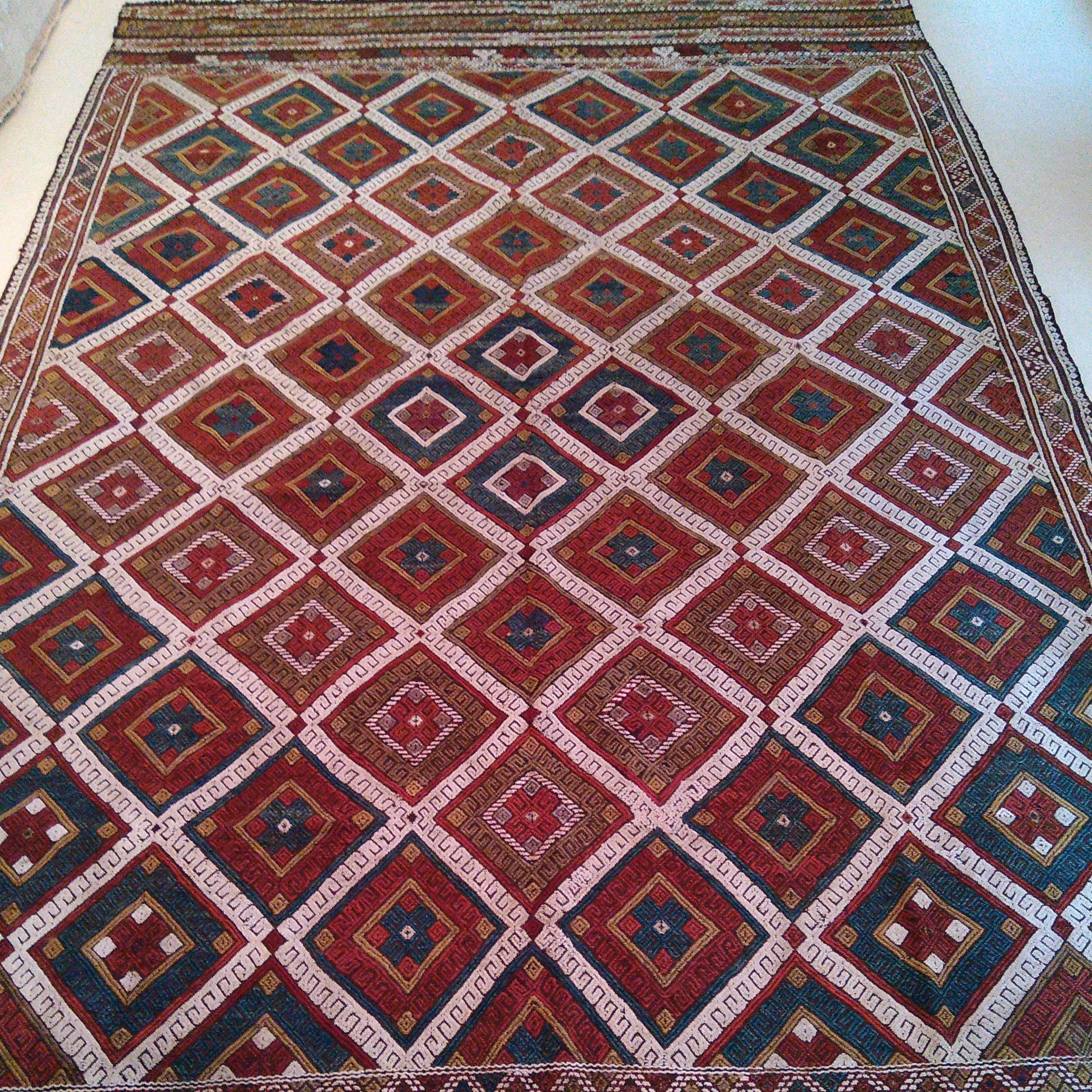 Hand-Woven Antique Cappadocian Zili Flat-Weave For Sale