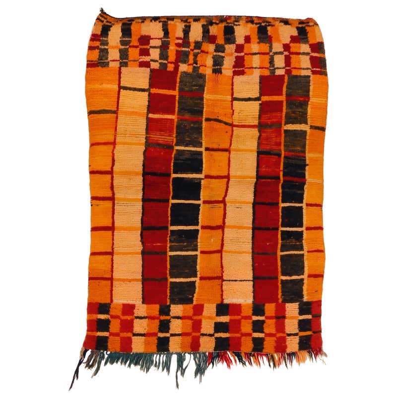 Middle Atlas Open Field Berber Carpet For Sale at 1stdibs