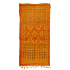 Vintage High Atlas Moroccan Berber Rug