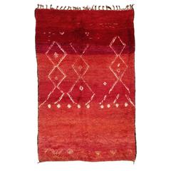 Vintage Middle Atlas Berber Rug 10
