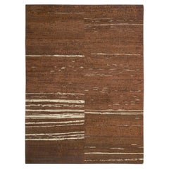 Spice Rug in Wool and Nettle in Earth Tones by Jan Kath