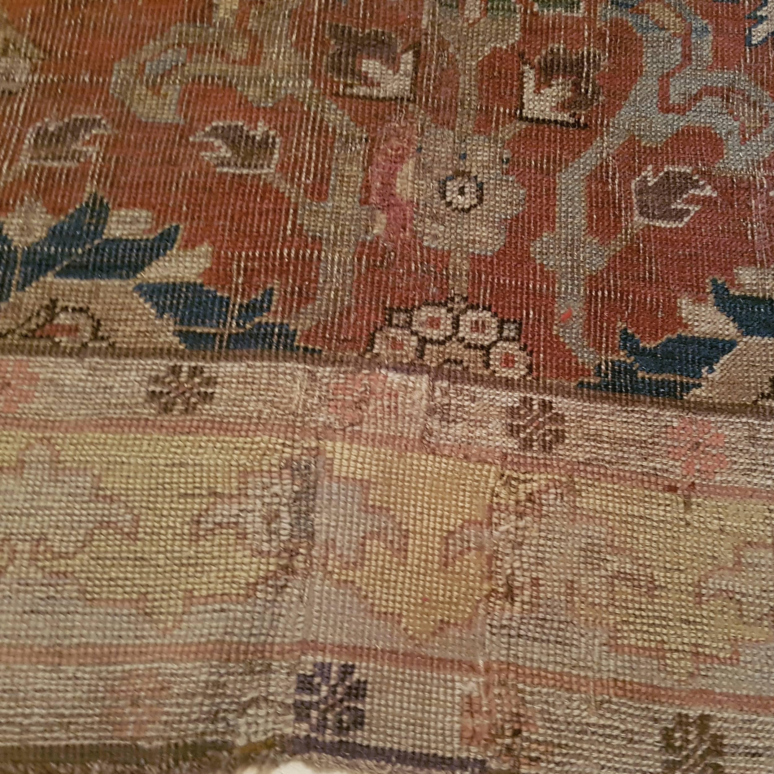 Armenian 18th Century Caucasian Carpet with Harshang Pattern For Sale