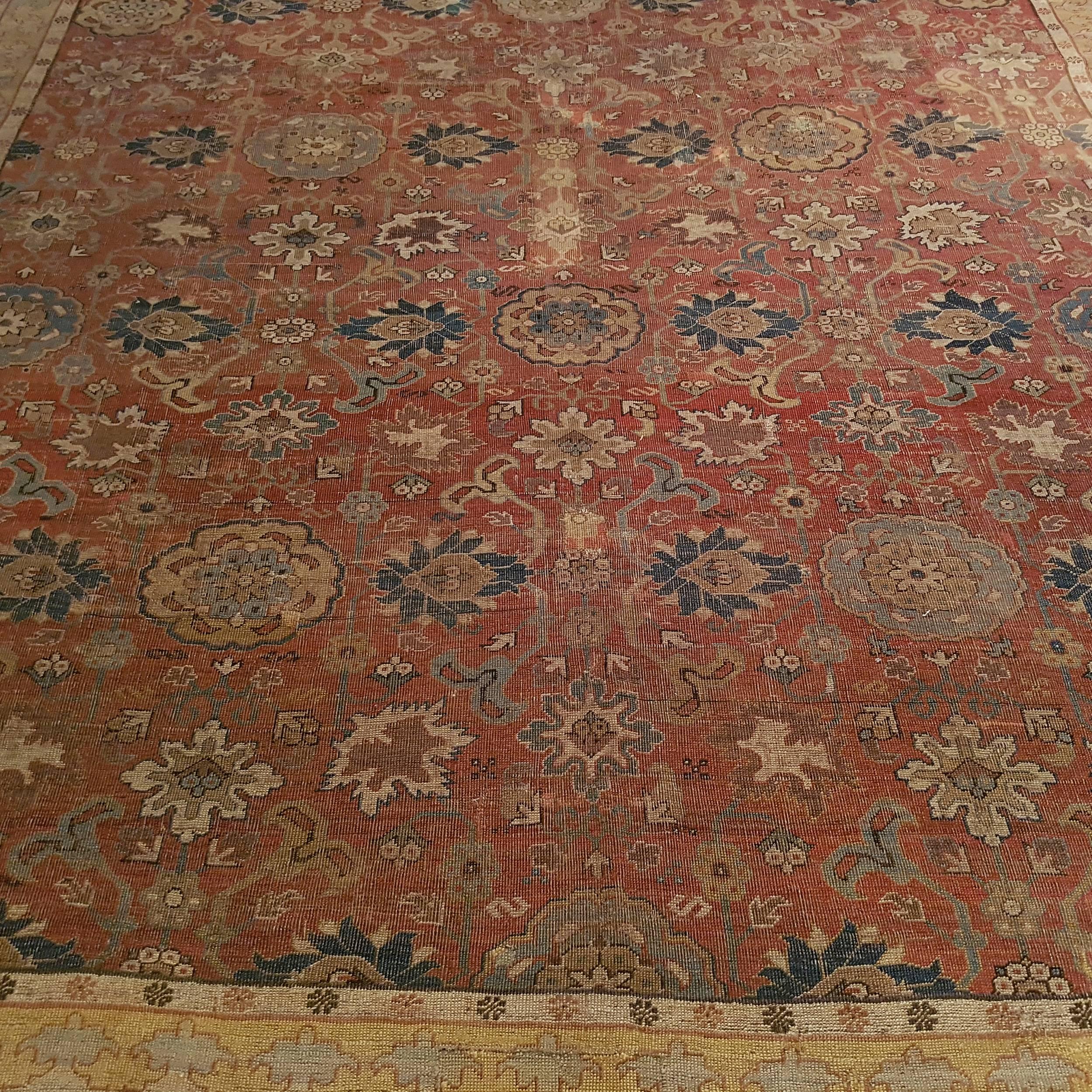 Mid-18th Century 18th Century Caucasian Carpet with Harshang Pattern For Sale
