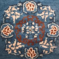 Antique Light Blue Fine Peking Chinese Rug