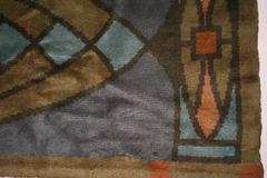 Rare Wiener Werkstätte Carpet Designed by Otto Prutscher