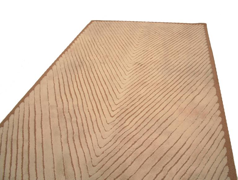 Vintage Edward Fields Carpet after a Design by Marion V. Dorn For Sale