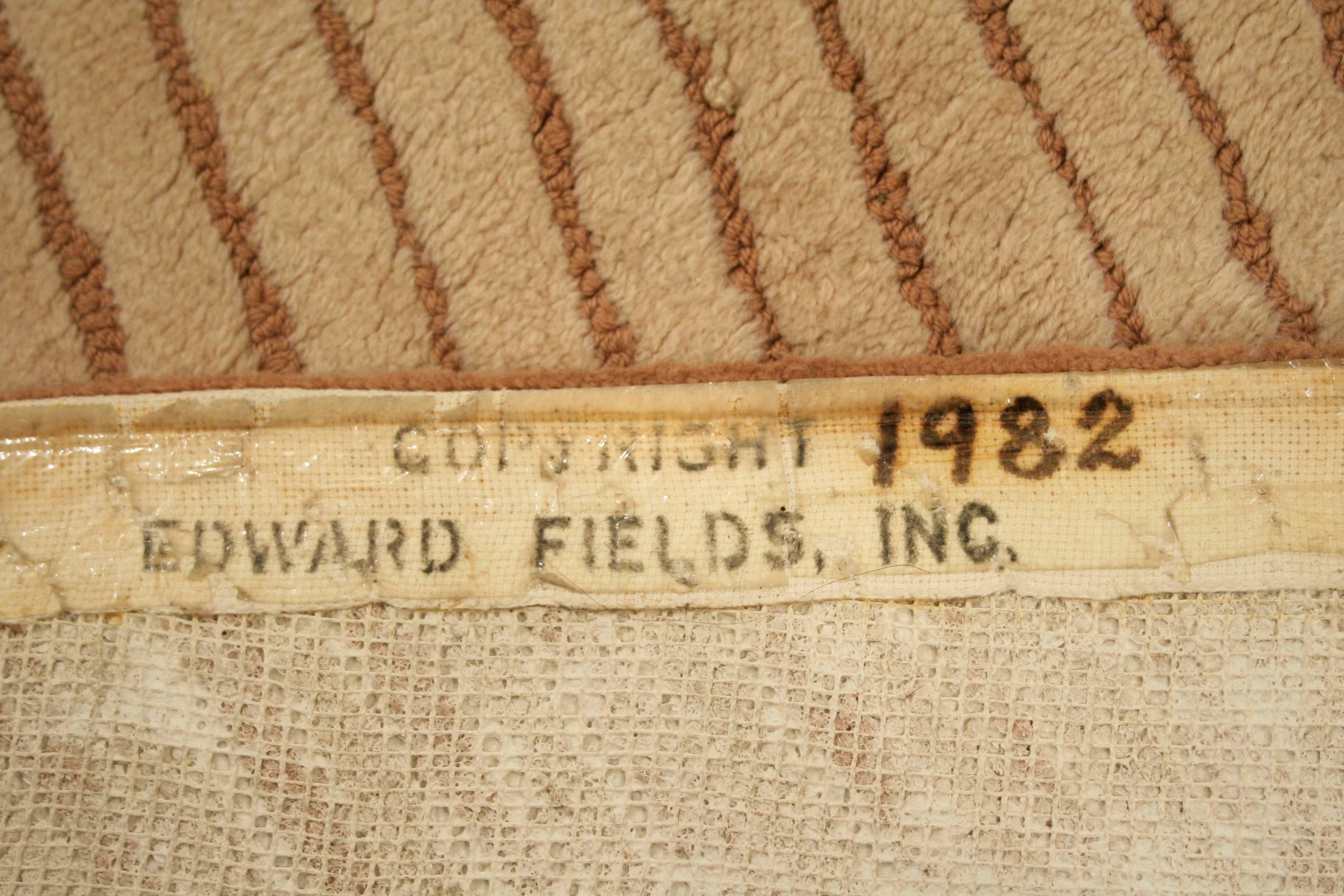 Edward Fields Vintage-Teppich im Vintage-Stil nach einem Entwurf von Marion V. Dorn (Moderne der Mitte des Jahrhunderts) im Angebot