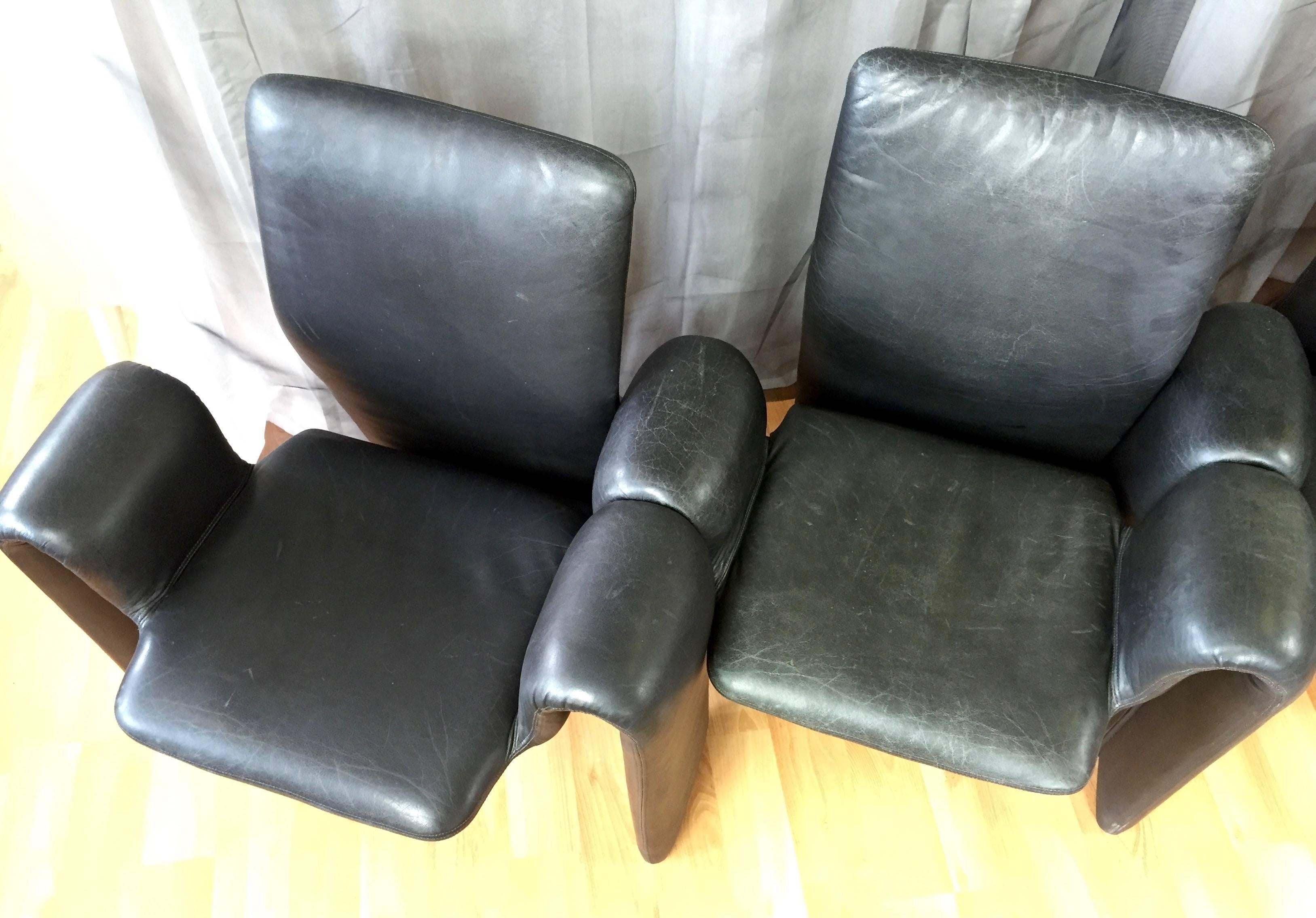 Modern Rare Set of Four Steve Leonard Dining Chairs for Brayton International