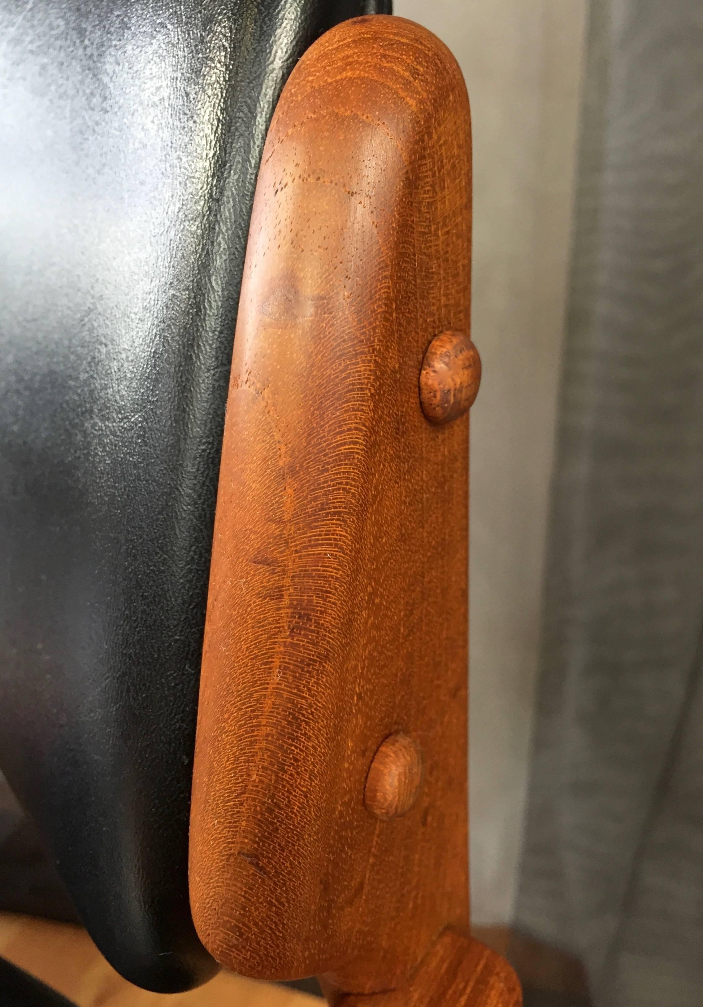 Pair of Teak Model 50 Dining Chairs by Erik Buch for Oddense Maskinsnedkeri In Good Condition In San Francisco, CA