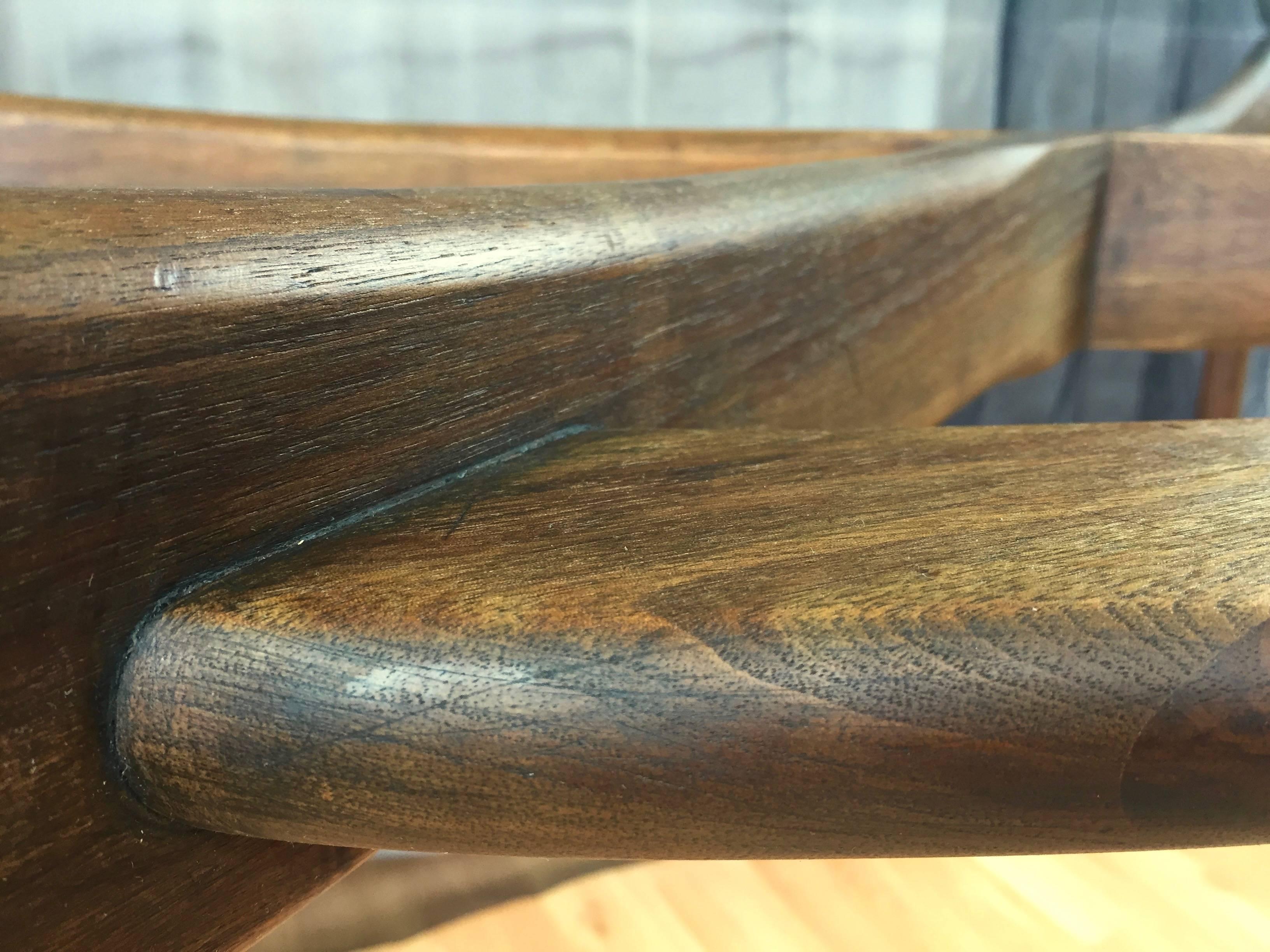 Mid-20th Century Sculptural Adrian Pearsall Walnut Dining Table for Craft Associates