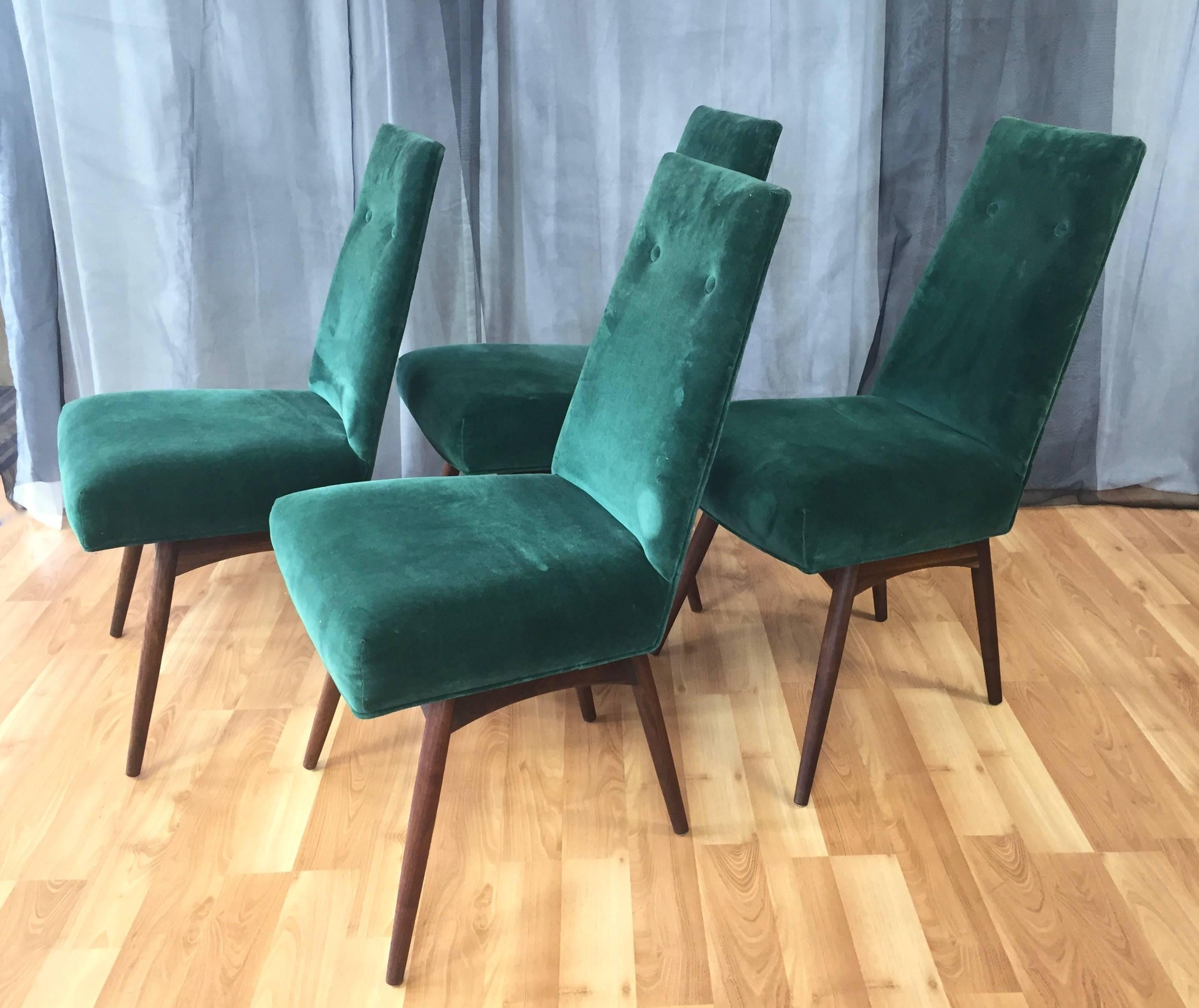 Mid-20th Century Set of Six Adrian Pearsall Dining Chairs for Craft Associates **Saturday Sale