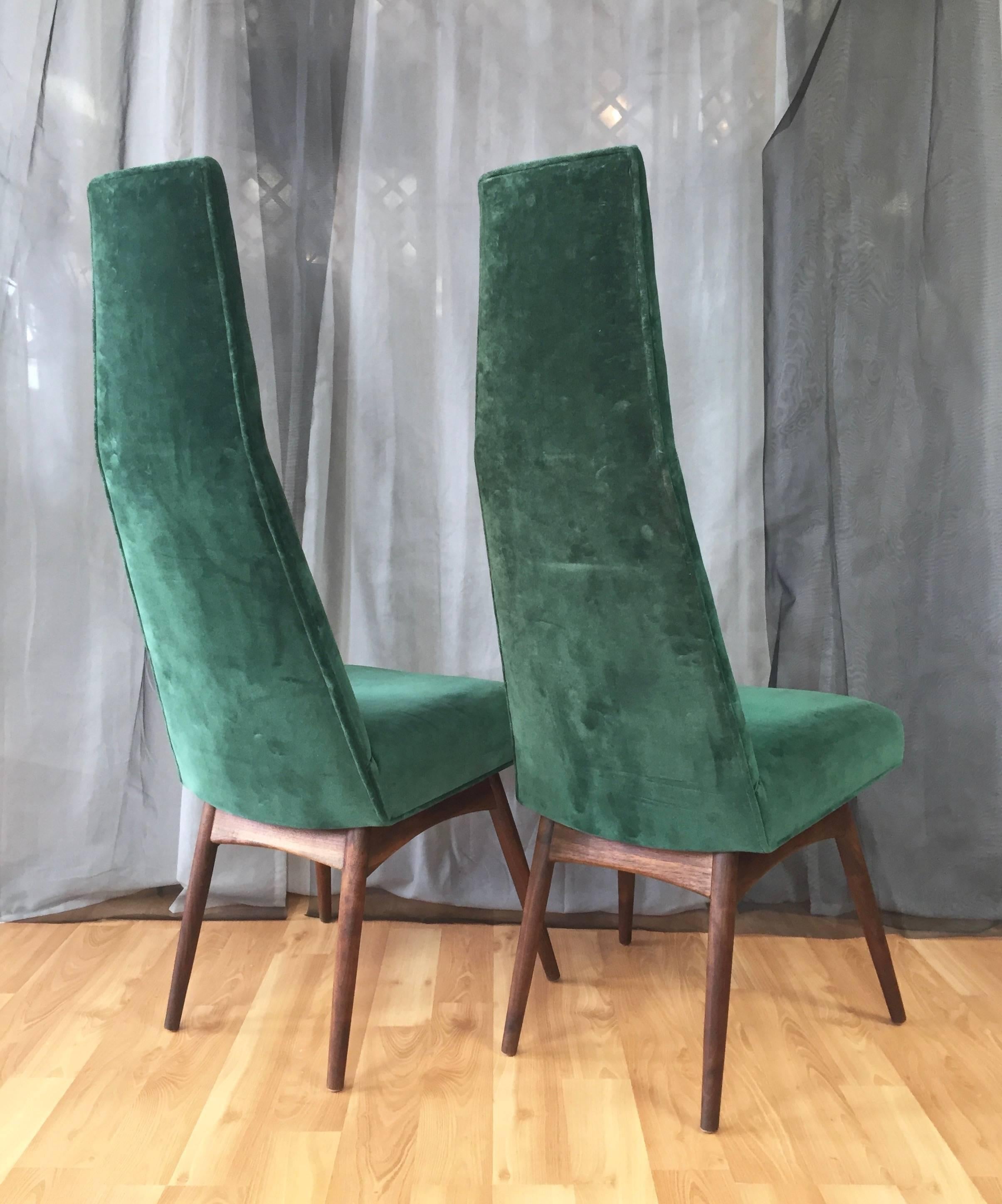 Set of Six Adrian Pearsall Dining Chairs for Craft Associates **Saturday Sale In Good Condition In San Francisco, CA