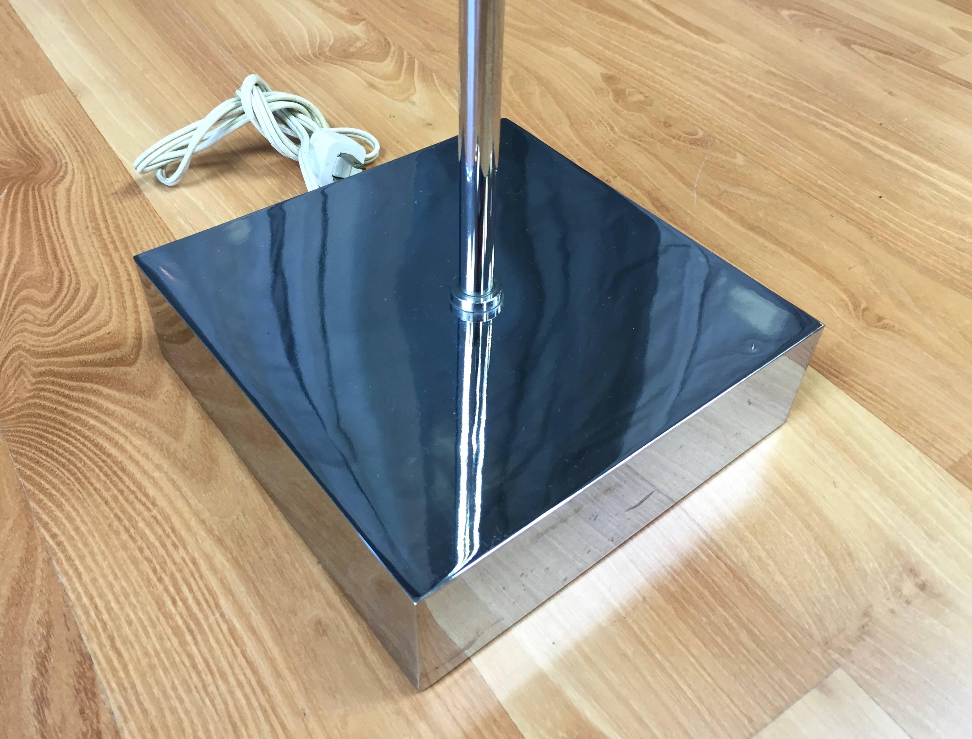 British Paul Mayen for Habitat Chrome Floor Lamp with Globe Shade